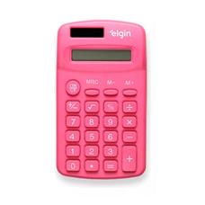 Calculadora Bolso Rosa 8 Dig. Solar Cb1485r Elgin