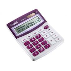 Calculadora Mesa Visor 12 Dig. - Roxa Mv4127 Elgin