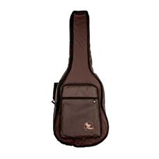 Capa P/ Violão Folk Extra Bolso Cargo - Nylon 600 - Marrom Bkr 1