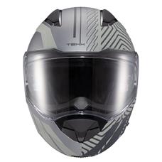 Capacete Texx Escam Kratos Cyber Cinz Fosc 61