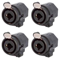 Conector Combo Xlr Fêmea Painel 3p Wc 330 Wireconex 04 Unidades