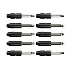 Conector P10 Mono Preto Wc153 10 Un Wireconex