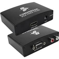 Conversor de Vídeo Vga X Hdmi 5+