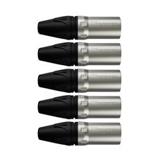 Conector Xlr Macho Wc 1013 Ml Bk Ni 3p Cabo Wireconex 05 Unidades