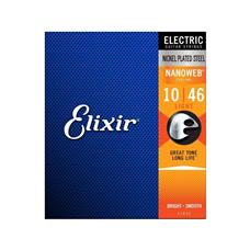 Cordas 010 Light Guitarra Nanoweb Elixir