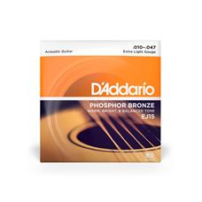 Cordas Para Violão Aço D Addario Phosphor Bronze Ej15 .010-.047
