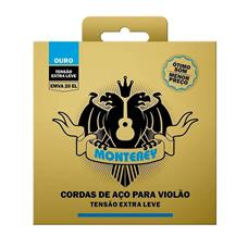 Emva20 El - Encordoamento Monterey Violao Aco Ouro Extra-leve