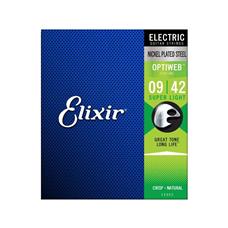 Encordoamento 009 Super Light Guitarra Optiweb Elixir