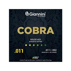 Encordoamento Giannini P/violão Bronze 85/15 0.011' Geeflk