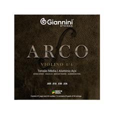 Encordoamento Giannini P/violino Aluminio Média Geavva