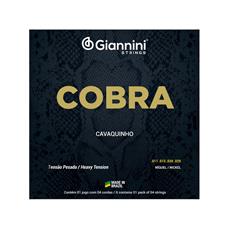 Encordoamento P/cavaquinho Giannini Cobra Niquel Pesada Gescp