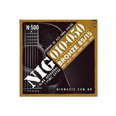 Encordoamento Violão Aço 010  1ª Corda (mí) Extra N500 Nig