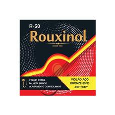 Encordoamento Violão R-50 Aço 010 Inox Bolinha Rouxinol