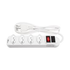 Protetor Eletrônico 4 Tomadas EPE 1004 Intelbras Branco