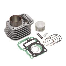 Kit Premium C/cilindro Pistao Junta Kmp.anel Rik Cg 125 02/