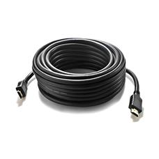 Cabo HDMI 1.4 Macho x HDMI 1.4 Macho Dourado - 20m