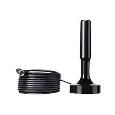 Kit Antena Interna e Externa TV Digital Prova D'Água Cabo 4,3m