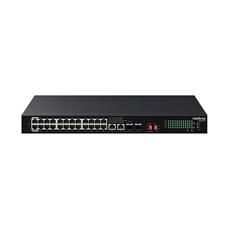 Switch Não Gerenciável 24 Portas Fast Ethernet PoE + 4 Portas Uplink Gigabit S1126F-HPA Intelbras