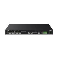 Switch Hi-PoE 20 Portas 240W 16 Portas Gigabit PoE + 4 Portas Uplink SMART S2120G-HPA Intelbras